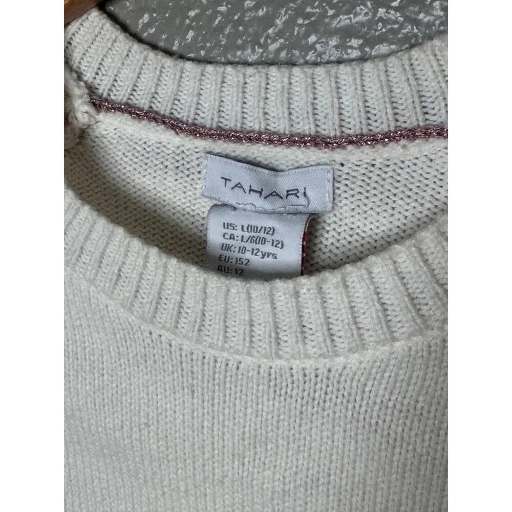Tahari Girls tunic Sweater dress 10/12